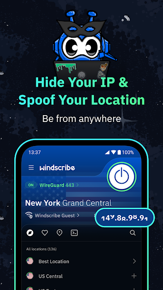 Gallery image 5 - Windscribe VPN
