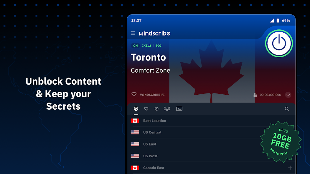 Gallery image 9 - Windscribe VPN